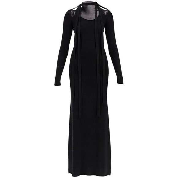 Y Project Women's Maxi Knit Dress In Italian - Picture 1 of 4